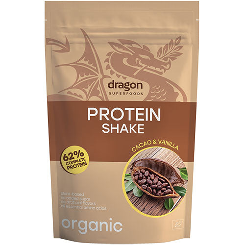 Protein Shake Kakao & Vanilje Ø fra Dragon Superfoods