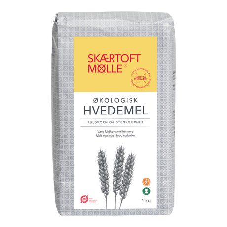 Skærtoft mølle Hvedemel Fuldkorn Økologisk | 1 kg