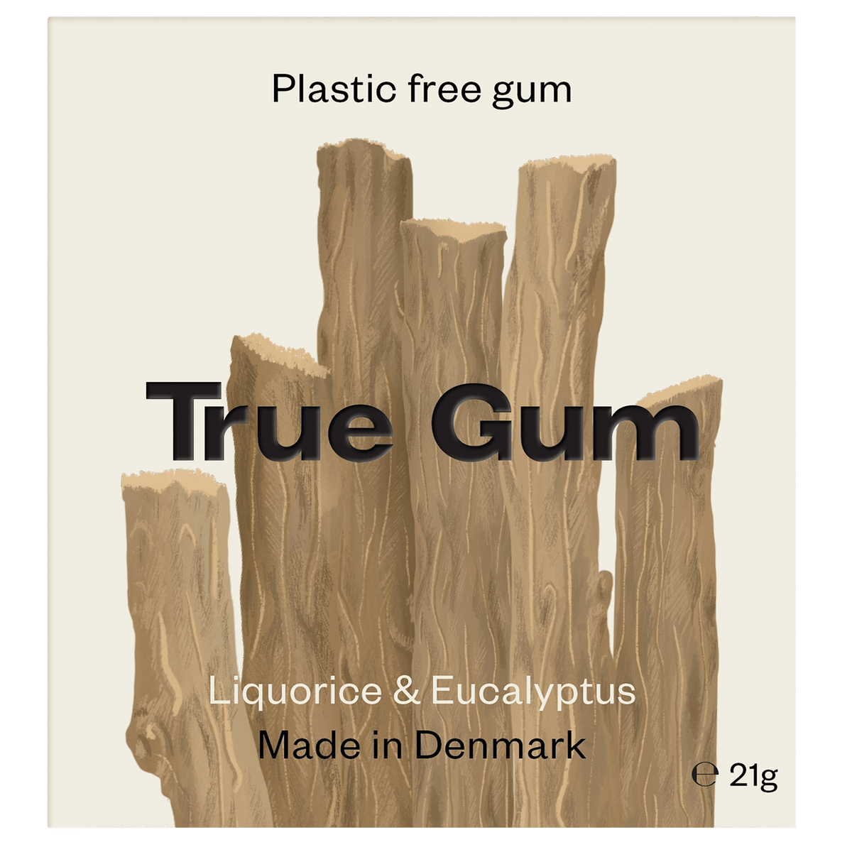 True Gum Tyggegummi | Lakrids & Eucalyptus fra True Gum