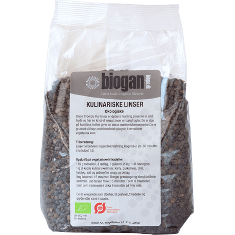 Biogan Økologiske Kulinariske Linser | 750 g fra Biogan