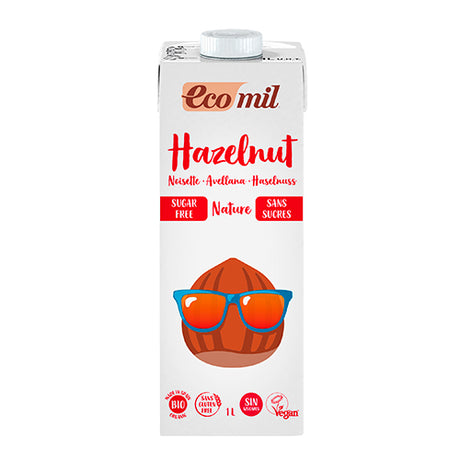 Hasselnøddedrik usødet Ø fra Ecomil