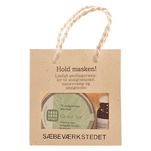 Hold masken gavepose indh. fra Sæbeværkstedet