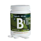 B1 50 mg Vegansk fra Grønne dfi vitaminer