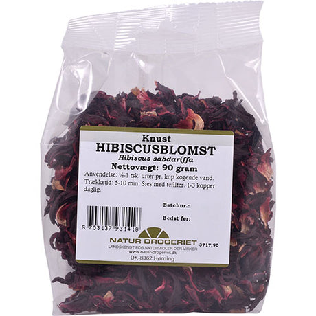 Hibiscusblomst knust fra Natur-Drogeriet