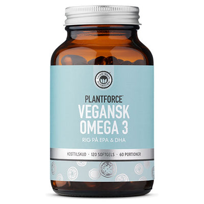 Plantforce Omega 3 Vegansk | 120 kapsler fra Plantforce