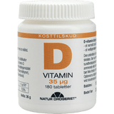 Natur-Drogeriet D3-vitamin 35 mcg | 180 tabletter