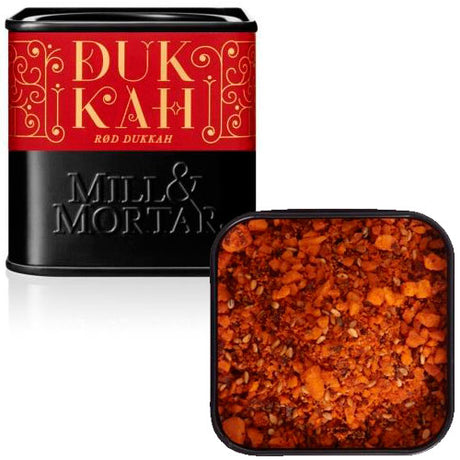 Rød Dukkah mandler Ø m. fra Mill & Mortar
