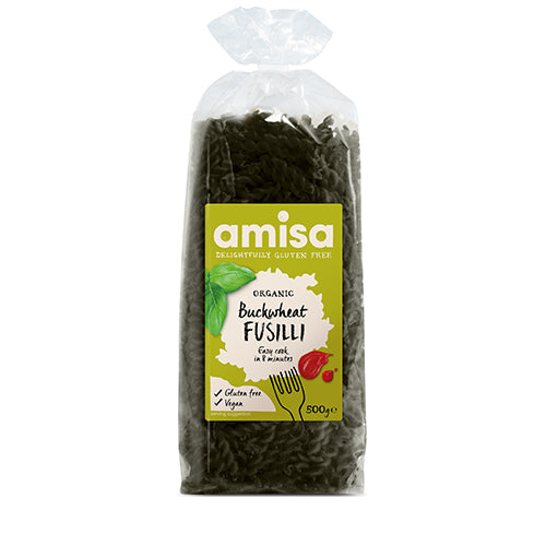 Boghvede Fusilli pasta Ø fra Amisa