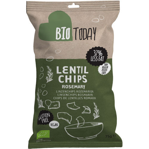 Linsechips med rosmarin Ø fra Bio Today