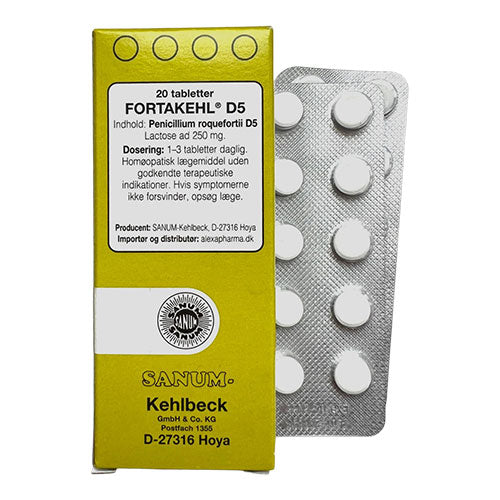 Fortakehl tabletter D5 fra Sanum