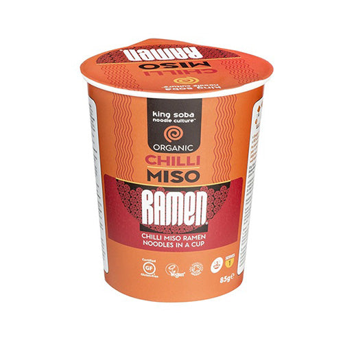 Chili Miso Ramen instant cup Ø fra King Soba