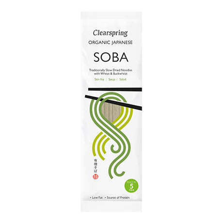Soba nudler (hvede & boghvede) Ø fra Clearspring