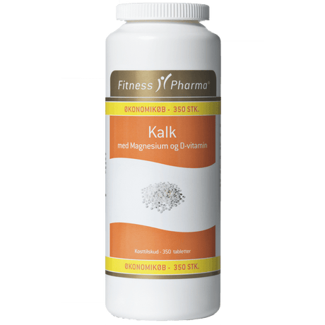 Fitness Pharma Kalk M. Magnesium Og D3-vitamin | 350 tabletter