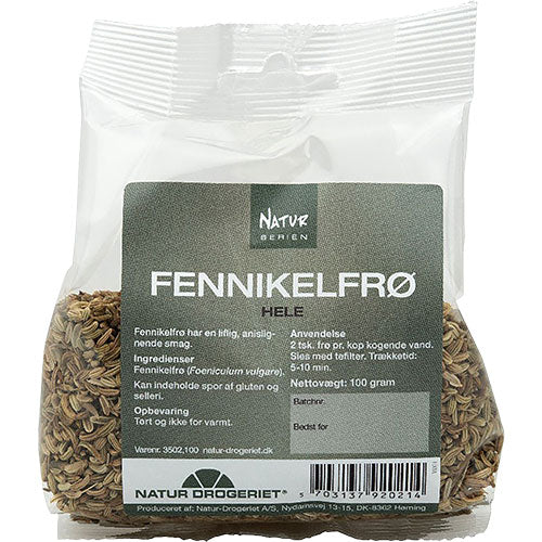 Fennikelfrø hele fra Natur-Drogeriet