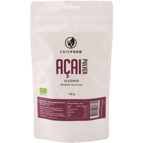 Unikfood Acai Pulver Økologisk | 100 g
