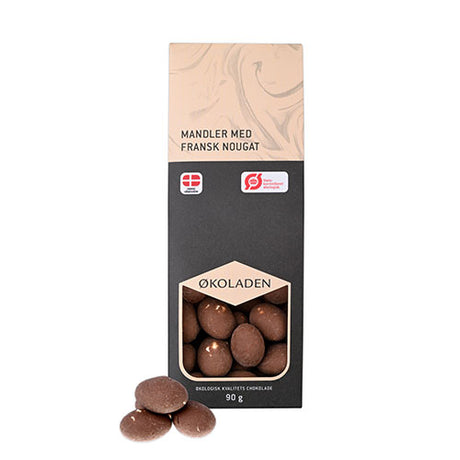 Mandler m. Fransk Nougat Ø fra Økoladen