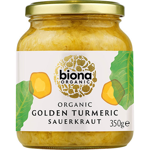 Sauerkraut m. gurkemeje Ø fra Biona Organic