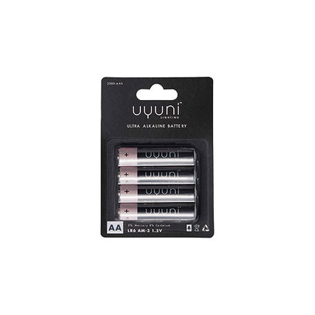 AA Batteri, 1,5V, 2300mAh, 4-pack fra Uyuni lighting