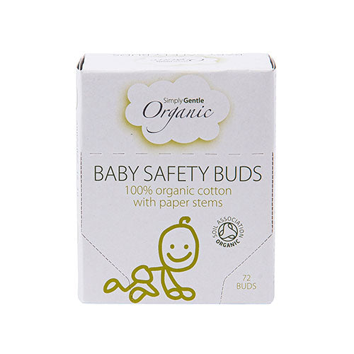 Vatpinde t. baby øko bomuld 72 stk fra Simply Gentle
