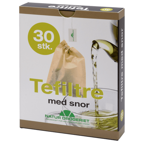 Natur-Drogeriet Tefiltre Med Snor Engangsfilter, Ubleget
