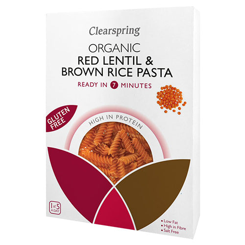 Røde linser & brune ris Ø fra Clearspring