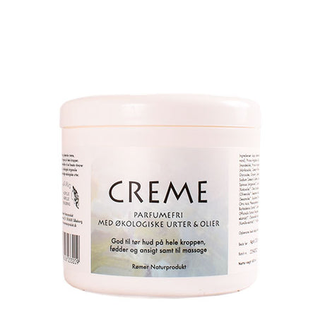 Creme parfumefri m. økologiske urter & olier fra Rømer