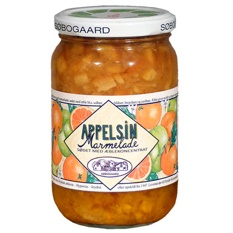 Appelsinmarmelade sødet Ø fra Søbogaard