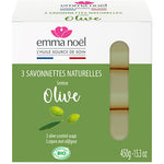 Emma Noël Oliven Sæbe 3 X 150 Gr. | 450 g