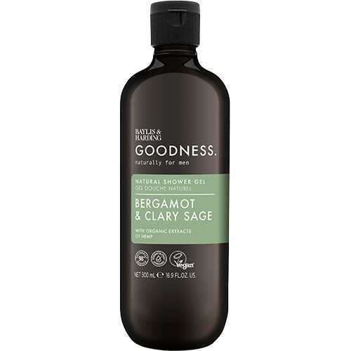 Men Bergamot & Clary Sage Shower Gel fra Baylis & Harding Goodness