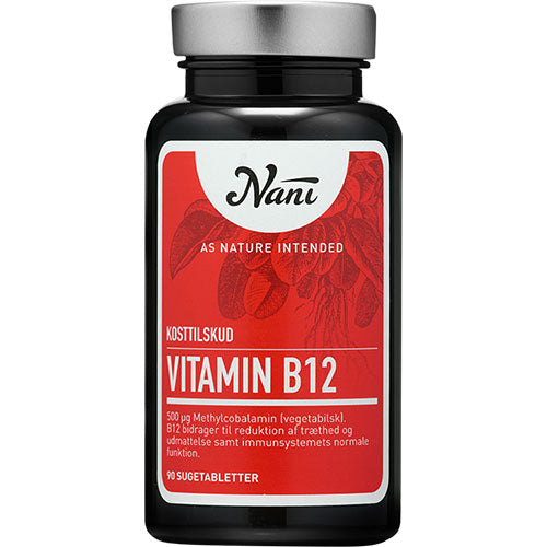 Nani B12 Vitamin | 90 tabletter fra Nani