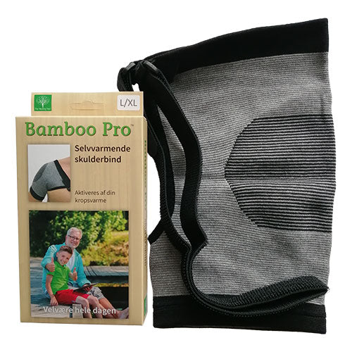 Skulderbind Str.L/XL selvvarm. fra Bamboo Pro