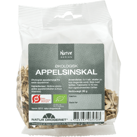 Natur-Drogeriet Appelsinskal Sød, Skåret Økologisk | 80 g fra Natur-Drogeriet