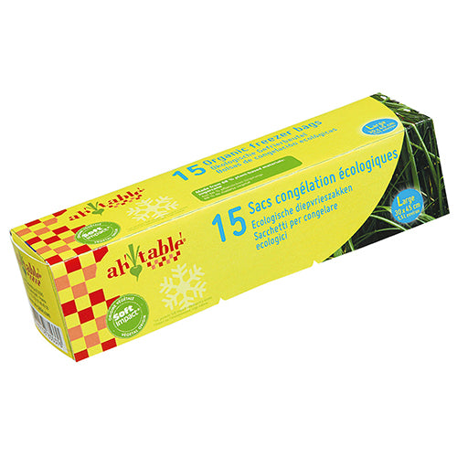 Fryseposer af bioplastik 15 stk   6L fra Biogan