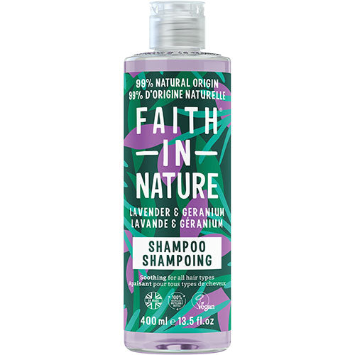 Shampoo Lavendel & Geranium - fra Faith in Nature