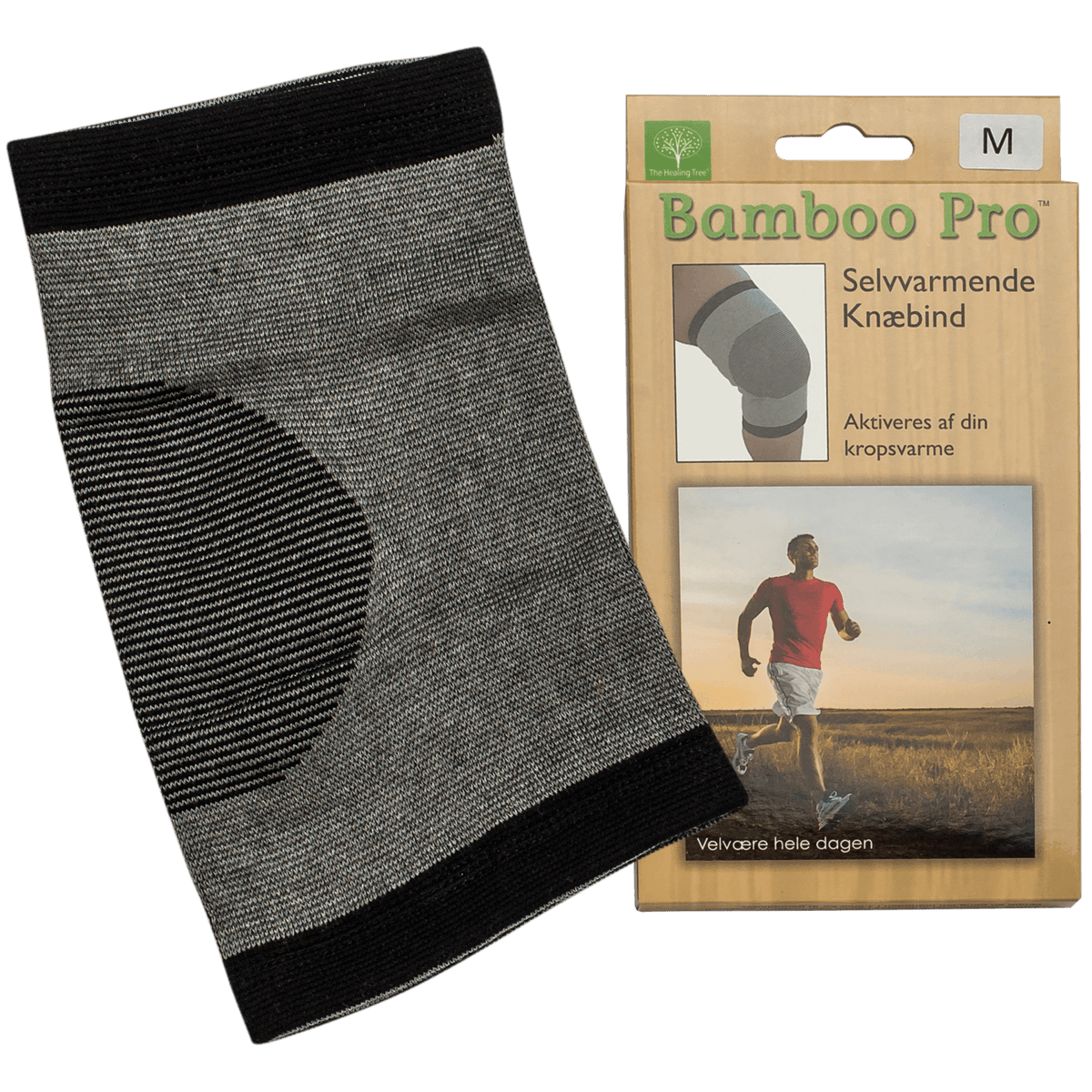 Bamboo Pro Knæbind Selvvarmende | Str. M