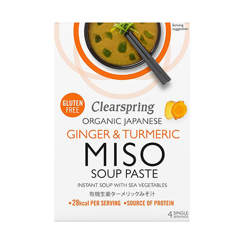 Instant Miso Soup Ingefær & Gurkemeje Ø fra Clearspring