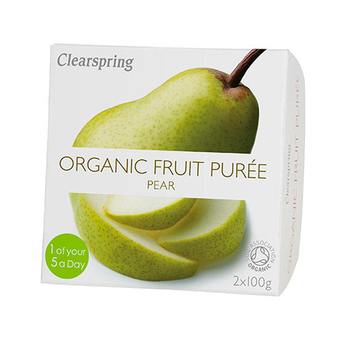 Frugtpuré pære Ø fra Clearspring
