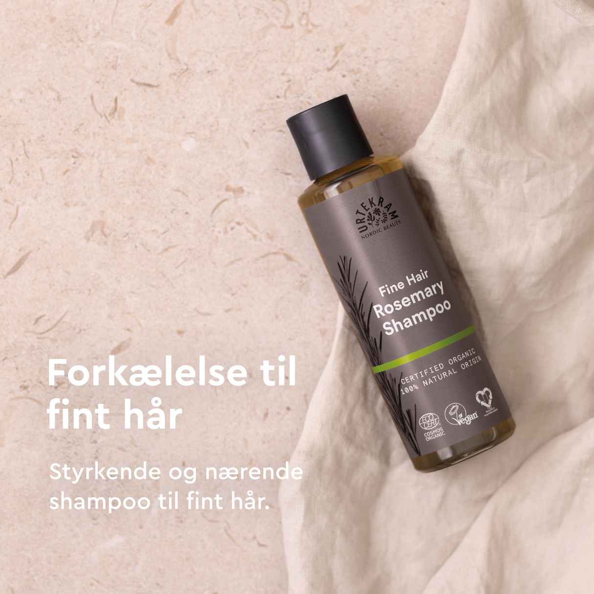 Shampoo - Rosemary - Fine Hair | 250 ml fra Urtekram