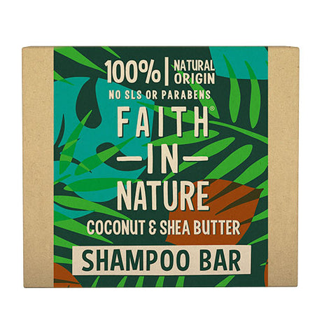 Shampoobar Kokos & Sheasmør fra Faith in Nature