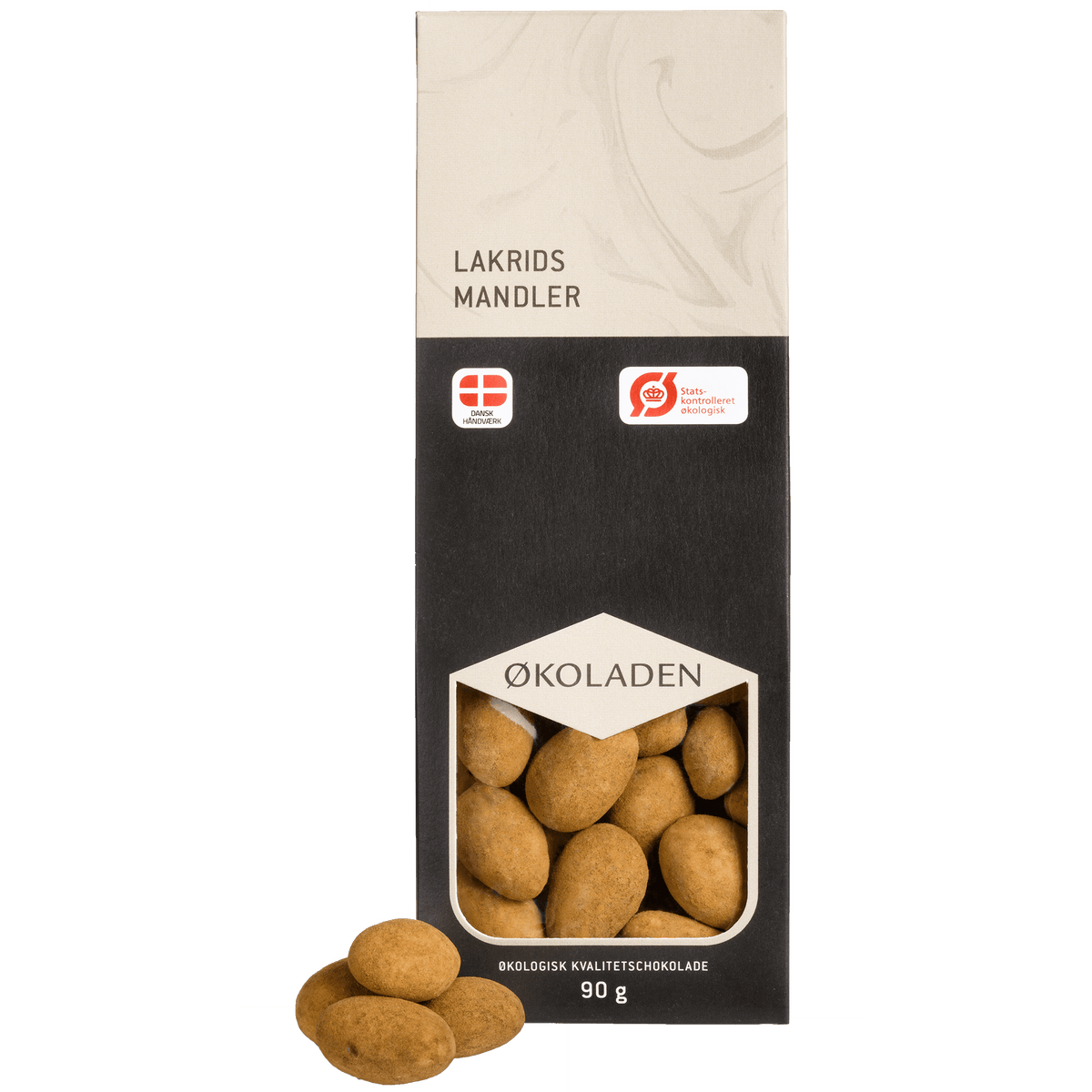 Økoladen Choko Lakrids Mandler | 90 g