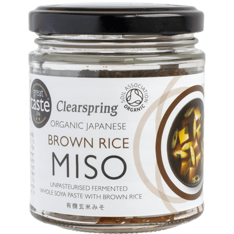 Clearspring Miso Brown Rice Økologisk Upasteuriseret | 150 g fra Clearspring