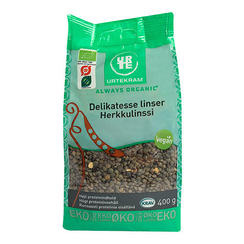 Grønne linser franske Ø fra Urtekram