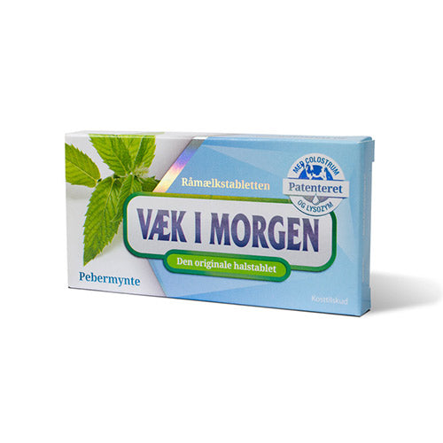 Væk i morgen m. pebermynte fra Helsam.dk
