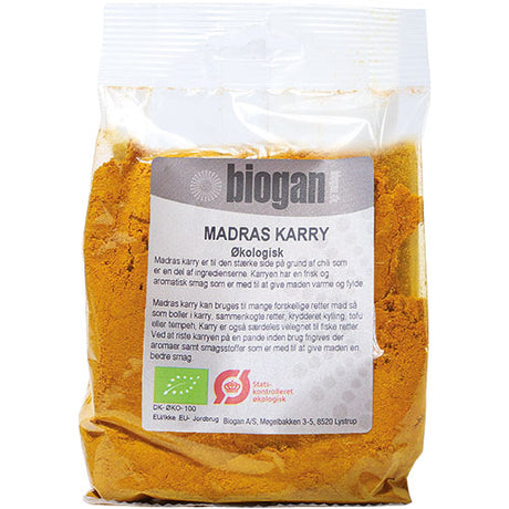 Madras karry Ø fra Biogan