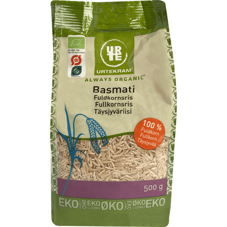 Urtekram Fuldkorns Basmatiris Økologisk | 500 g