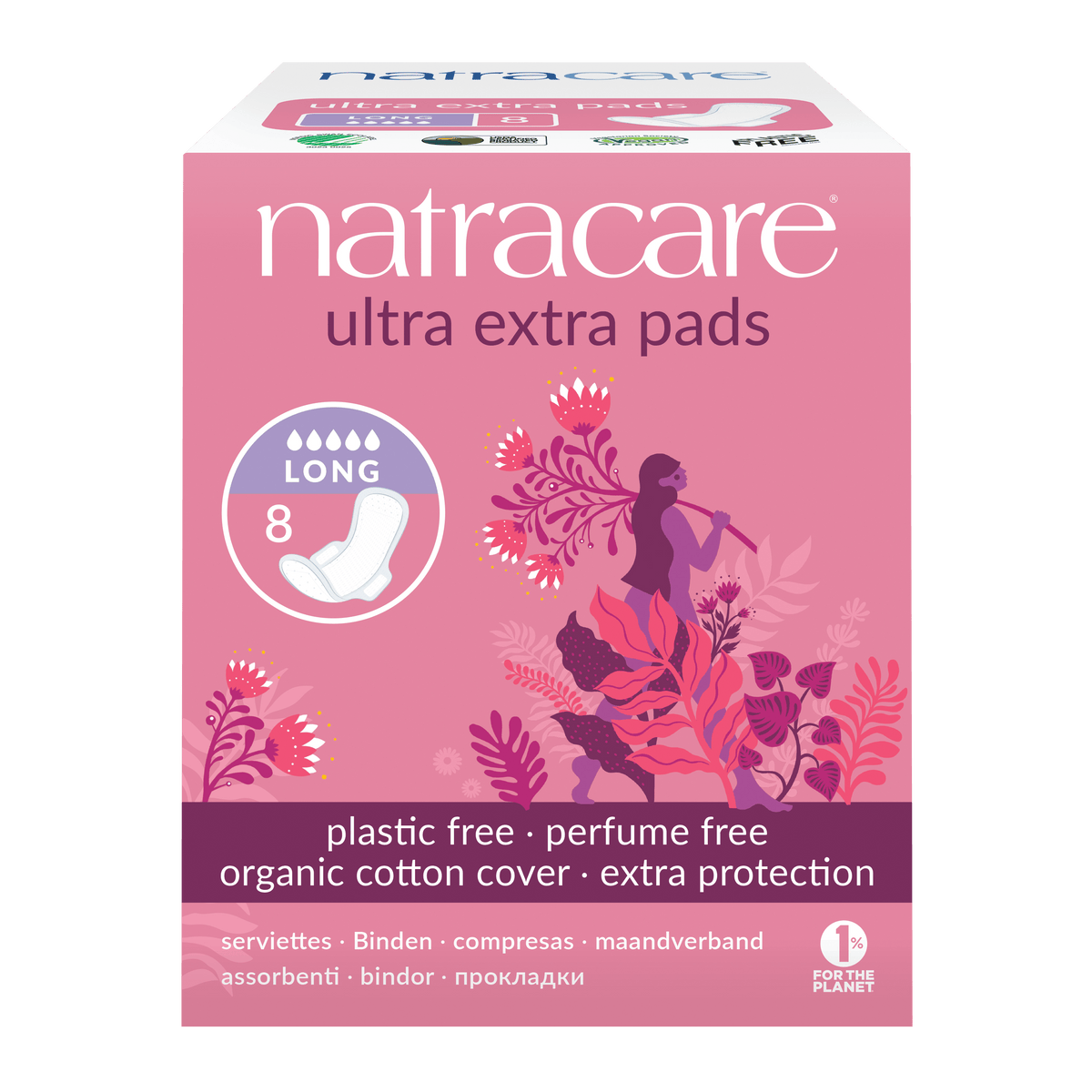 Natracare Ultra Bind med Vinger | Long