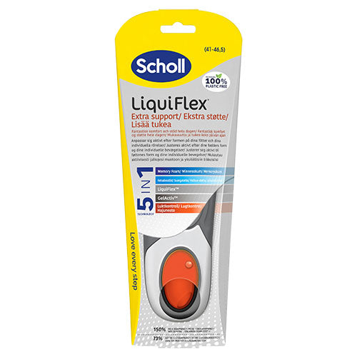 Scholl Insoles Liquiflex Extra Support (L) fra Scholl