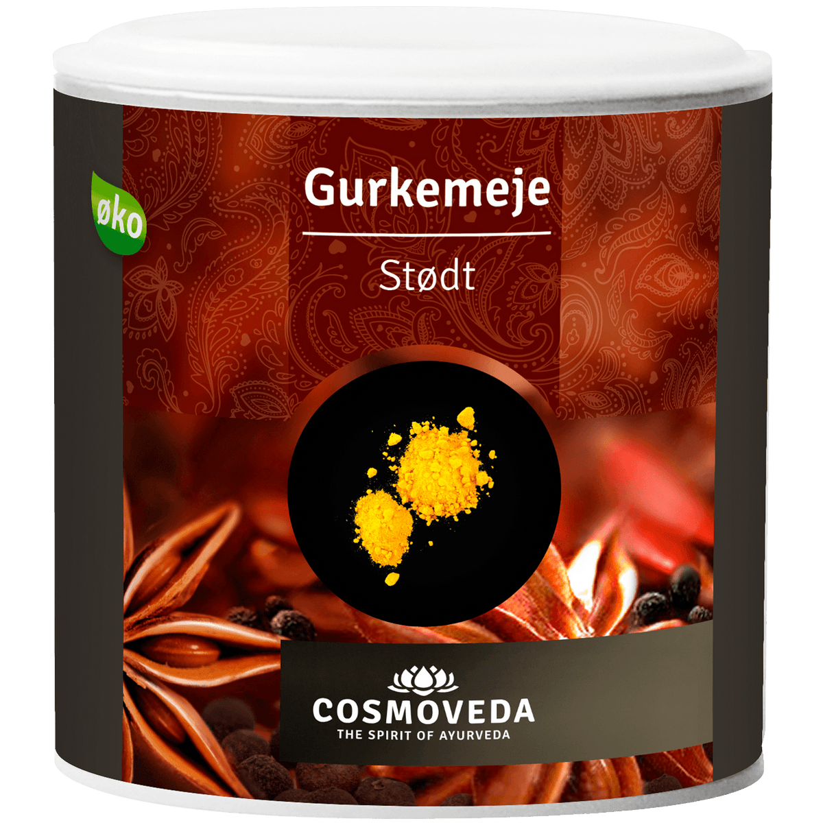 Cosmoveda Gurkemeje Pulver Økologisk | 90 g fra Cosmoveda