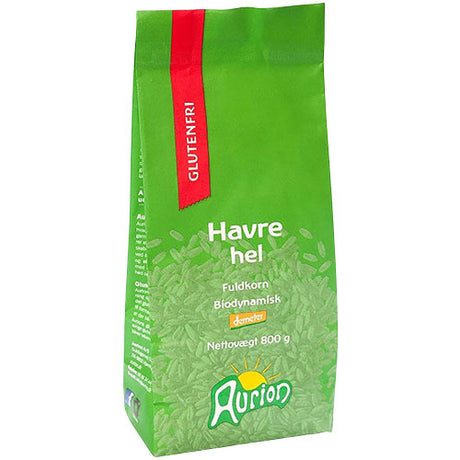 Glutenfri hel havre Ø Demeter fra Aurion