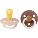 BIBS Colour Latex Size 1 Blush GLOW/Woodchuck GLOW fra BIBS